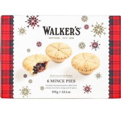   Walker's Mince pies ünnepi fűszeres gyümölcsös töltött kosárkák