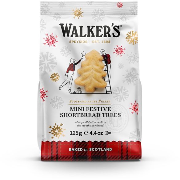 Walkers mini csillag formájú vajas keksz