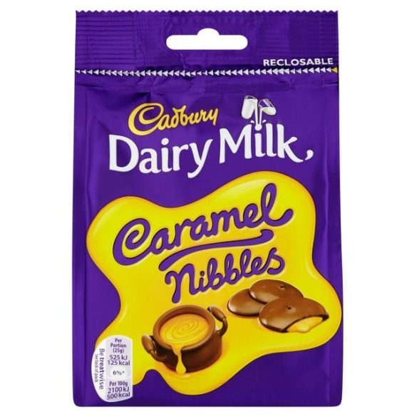Cadbury Caramel Nibbles csokoládé