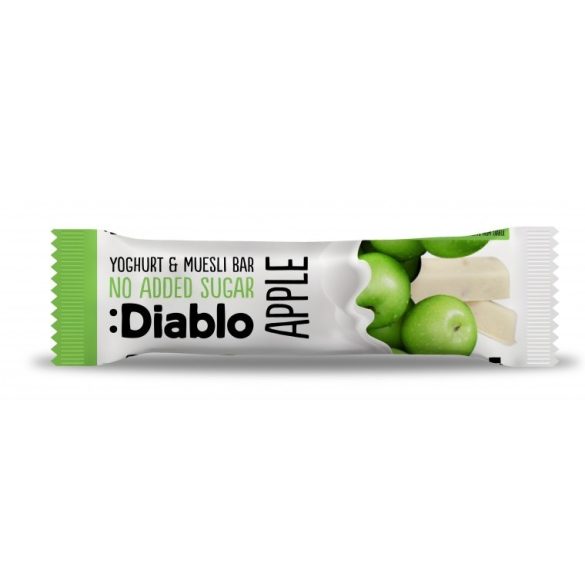 Diablo cukormentes almás joghurtos müzliszelet 