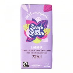 Seed and Bean bio levendulás étcsokoládé