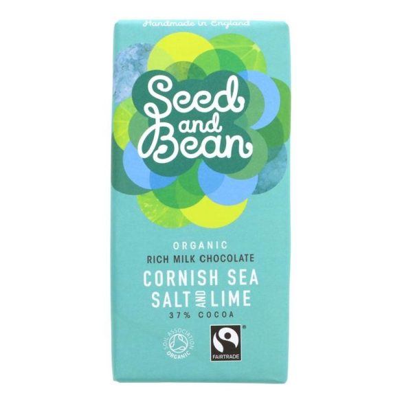Seed and Bean bio tengeri sós tejcsokoládé lime-al