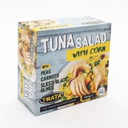 Trata tonhal saláta kukoricával