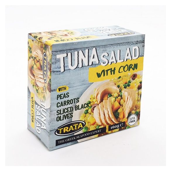 Trata tonhal saláta kukoricával
