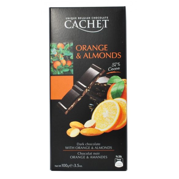 Cachet narancsos mandulás étcsokoládé