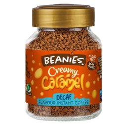 Beanies koffeinmentes karamellás instant kávé