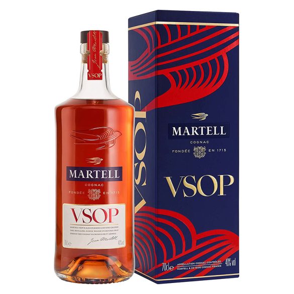 Martell VSOP Red Barrels díszdobozban