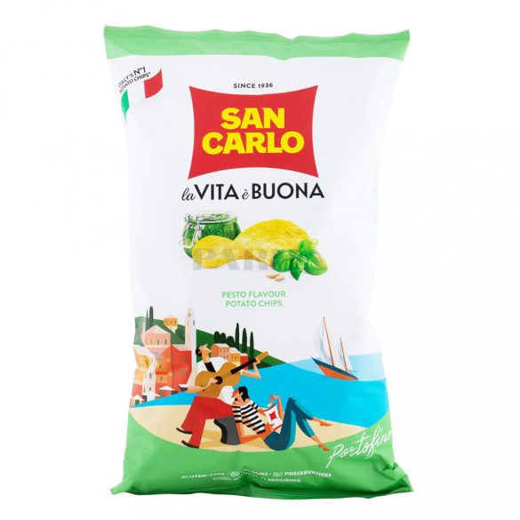 San Carlo burgonya chips pesto ízű 180 g