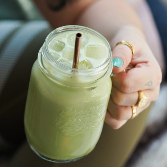Baru matcha latte por