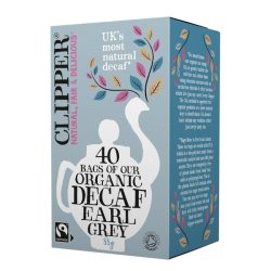 Clipper bio koffeinmentes Earl Grey tea 40 filter
