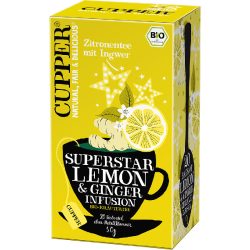 Cupper  bio citrom gyömbér tea