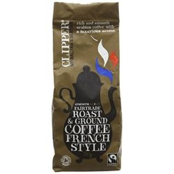 Clipper bio őrölt kávé francia pörkölés