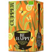Cupper Be Happy  citromos, fahéjas gyömbéres bio tea