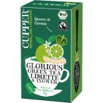 Cupper bio zöld tea lime-al és gyömbérrel