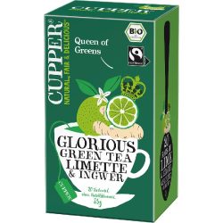 Cupper bio zöld tea lime-al és gyömbérrel