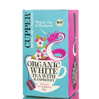 Cupper bio fehér tea málnával 20 filter