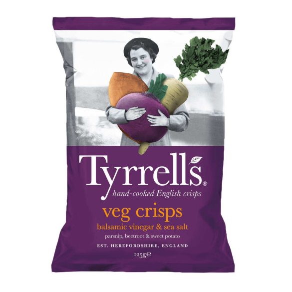 Tyrrells vegyes zöldségchips balzsamecettel