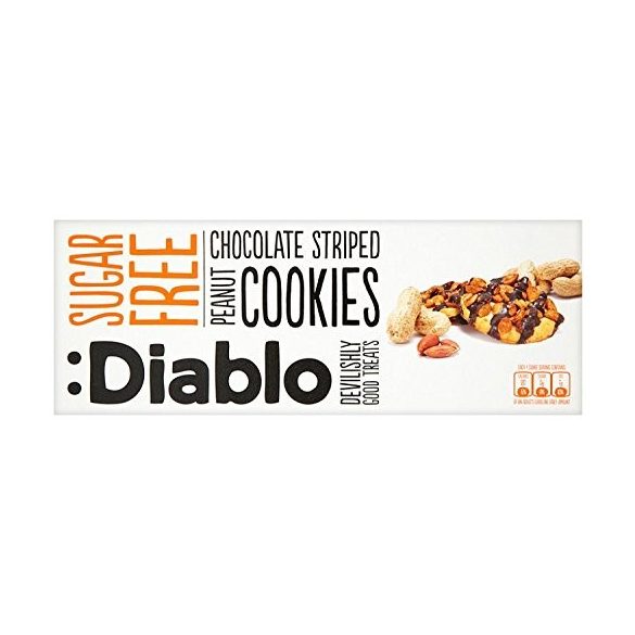 Diablo cukormentes mogyorós keksz csokoládé öntettel
