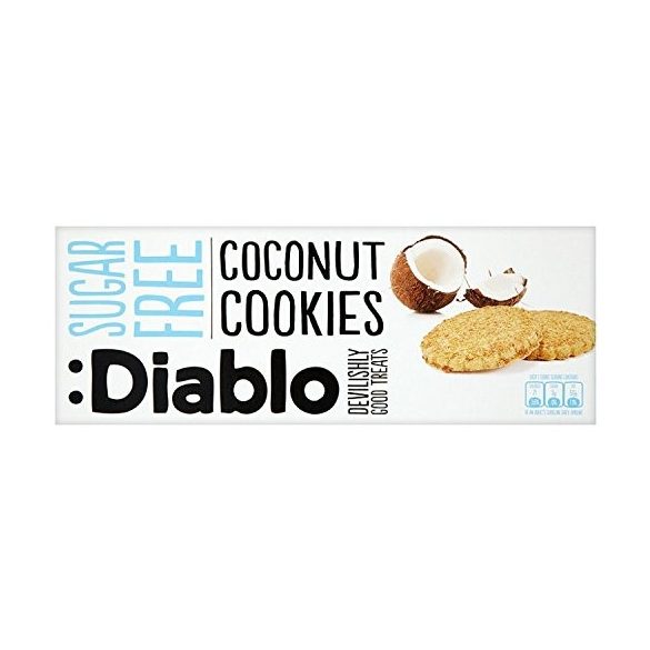 Diablo cukormentes kókuszos keksz