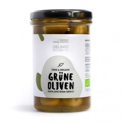 Delinio bio zöld olívabogyó