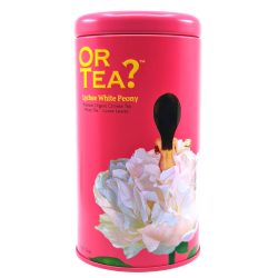 Or tea? White Peony licsis szálas fehér tea fémdobozban