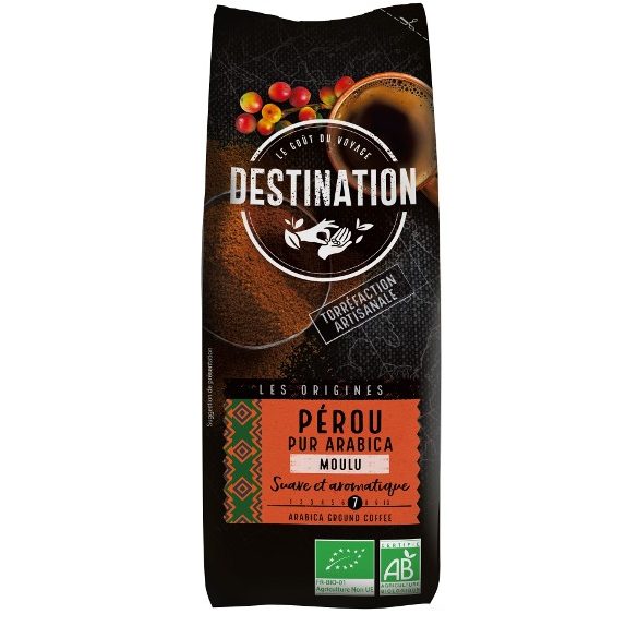 Destination Peru bio őrölt kávé
