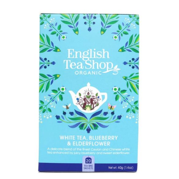 English Tea Shop bio áfonyás, bodzás fehér tea