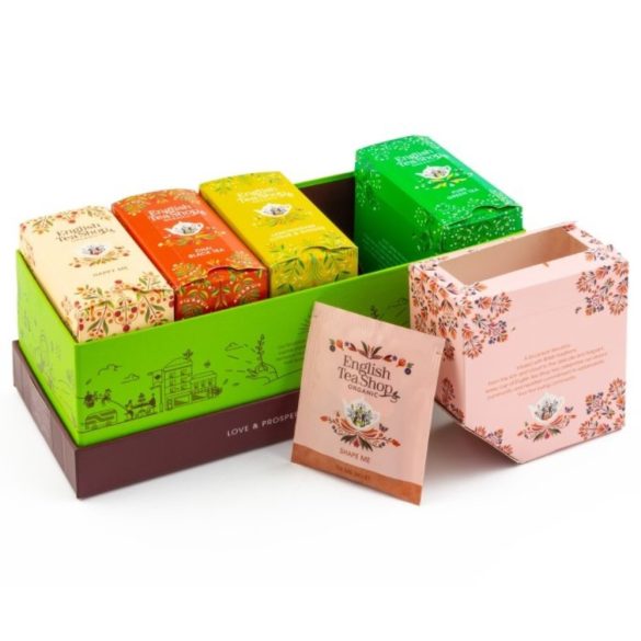 English Tea Shop 40 db-os Wellbeing Favourites bio teaválogatás