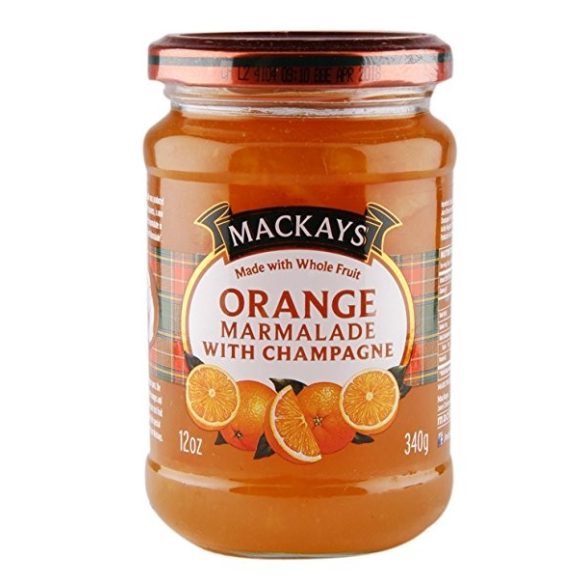 Mackays narancs lekvár pezsgővel