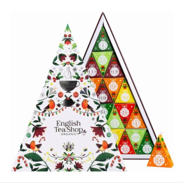 English Tea Shop adventi teakalendárium 25 db piramisfilterrel