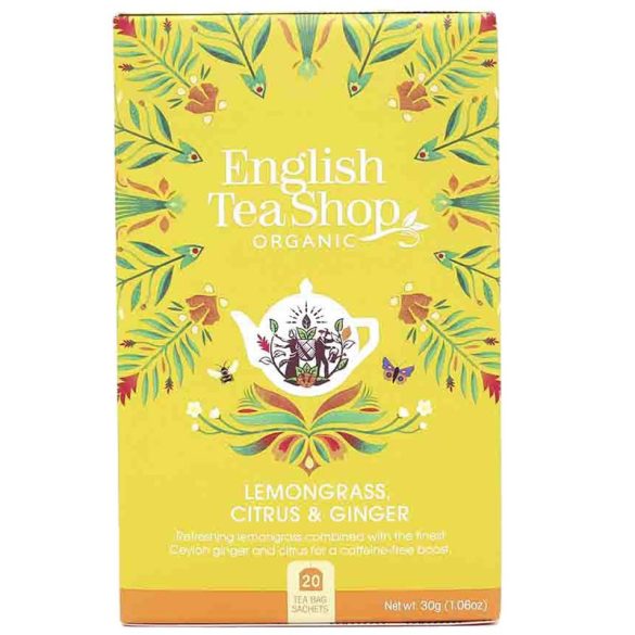 English Tea Shop bio citromfüves, gyömbéres tea