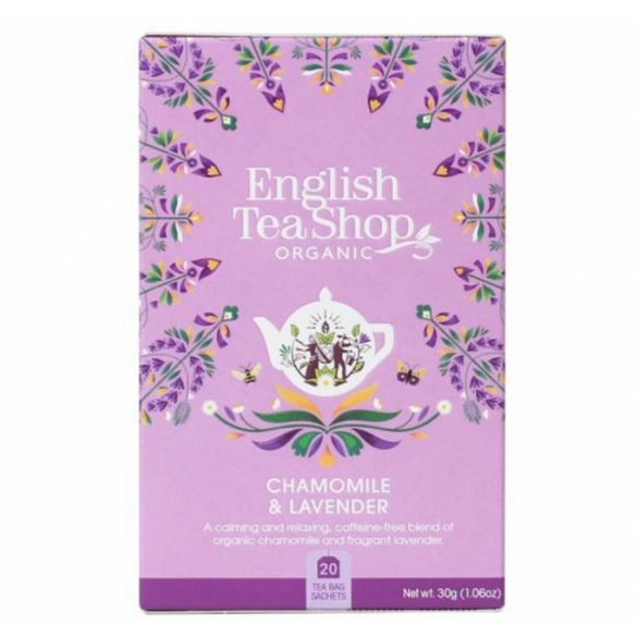 English Tea Shop kamilla és levendula bio tea