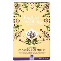   English Tea Shop bio fehér tea kókusszal és passion fruit-al