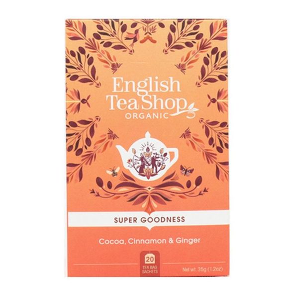 English Tea Shop kakaó, fahéj és gyömbér tea