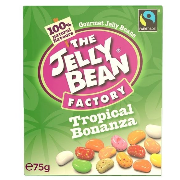 Jelly Bean trópusi gyümölcsös cukorkák 75g