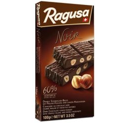 Ragusa Noir pralinés étcsoki egész mogyorószemekkel