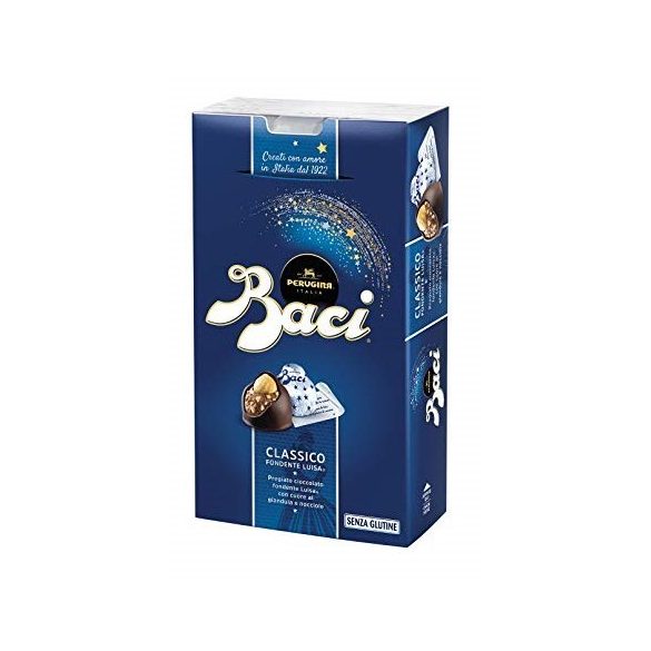 Baci mogyoróval töltött étcsokoládé praliné