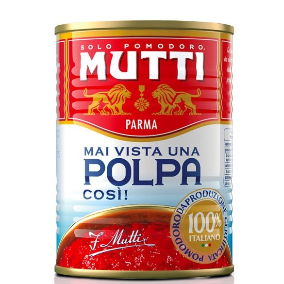Mutti Polpa darabolt paradicsom konzerv