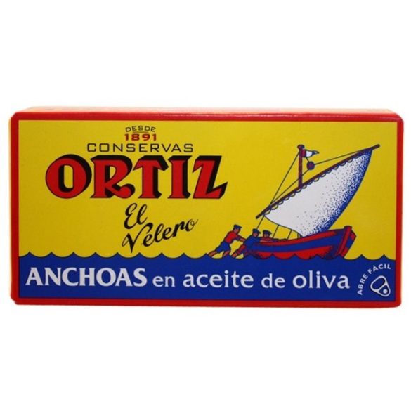 Ortiz szardella olívaolajban