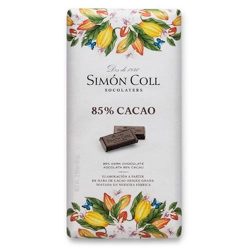 Simón Coll 85%-os étcsokoládé tábla 