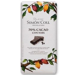 Simón Coll étcsokoládé kakaóbabbal