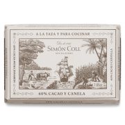 Simón Coll fahéjas étcsokoládé tömb