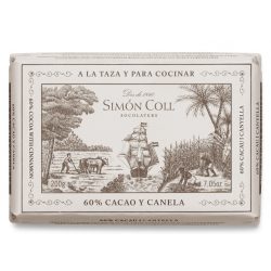 Simón Coll fahéjas étcsokoládé tömb