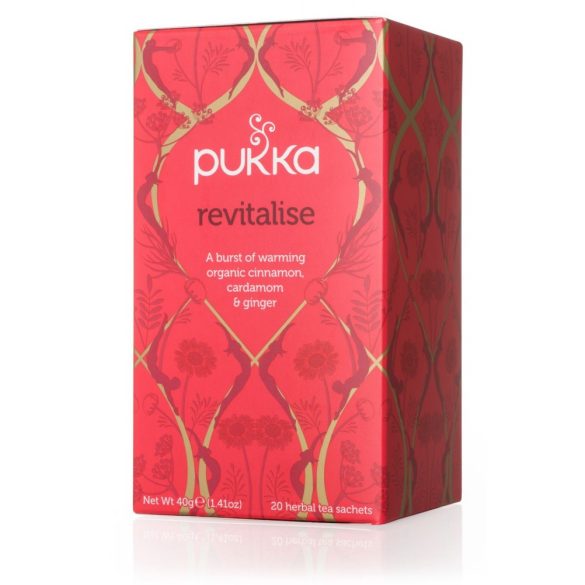 Pukka Revitalise élénkítő bio tea