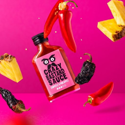 Crazy Bastard Chipotle ananász chili szósz 100 ml