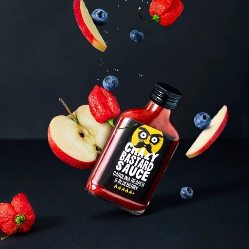 Crazy Bastard Carolina Reaper Áfonya Chili Szósz 100 ml