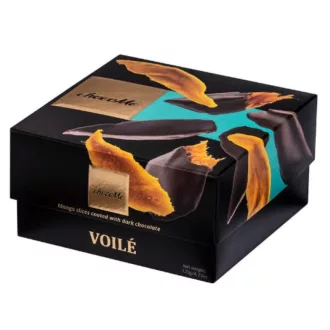   ChocoMe Voilé étcsokoládéba mártott mangó szeletek 120 g