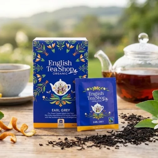 English Tea Shop Bio & Fairtrade Earl Grey fekete tea 20 db
