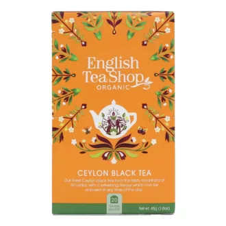 English Tea Shop bio Ceylon fekete tea 20 db