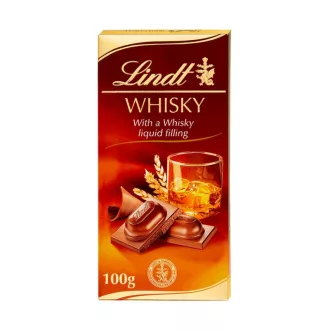 Lindt Whiskyvel Töltött Tejcsokoládé 100g